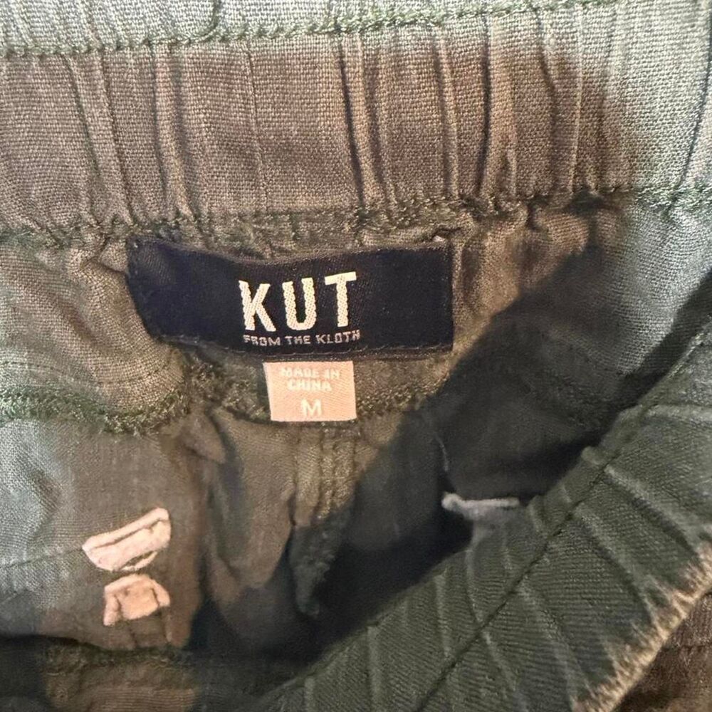 Kut-from-the-kloth Women's Green and Khaki Trousers - Picture 3 of 4